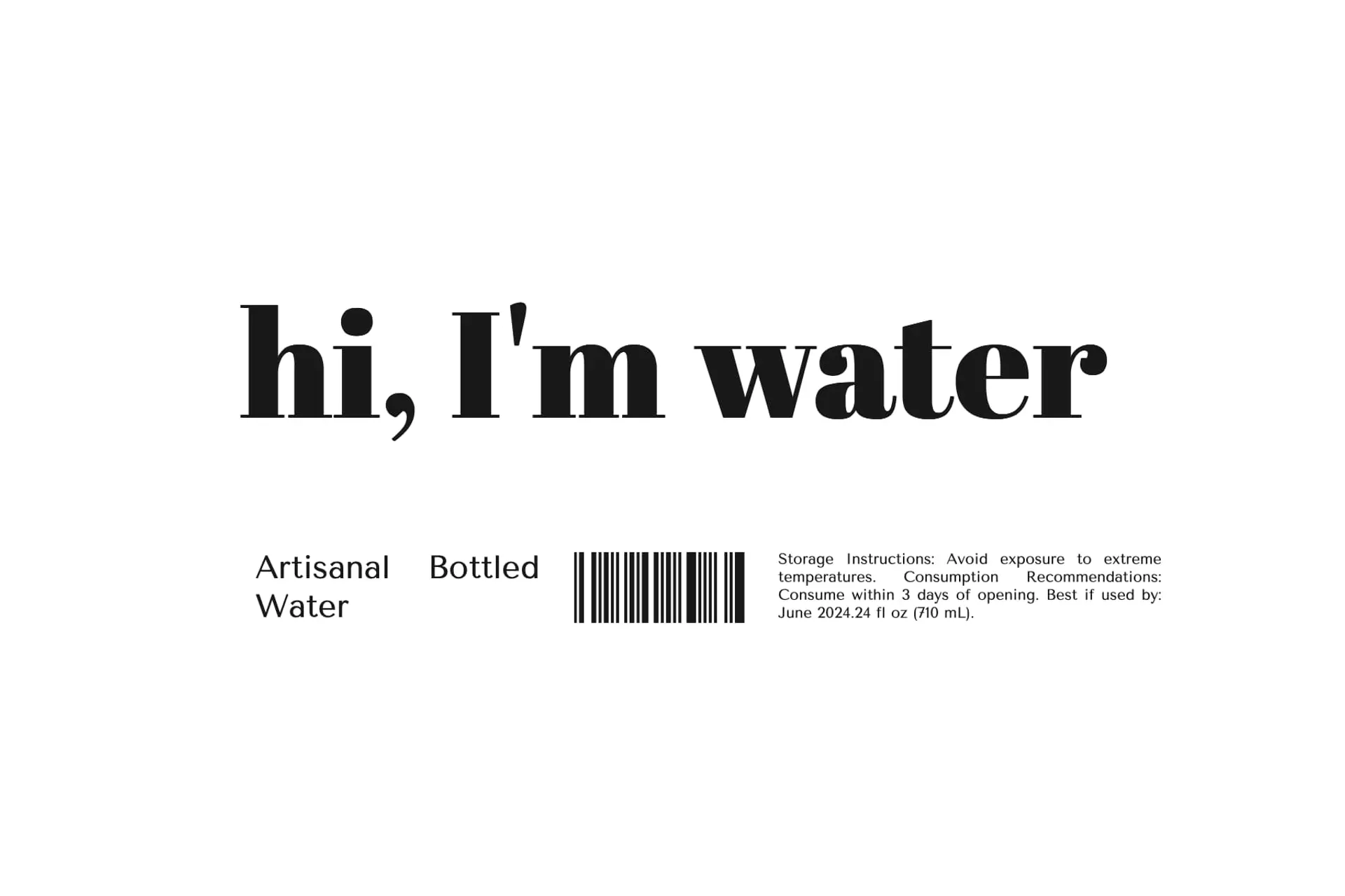 Современная водная этикетка страница 1