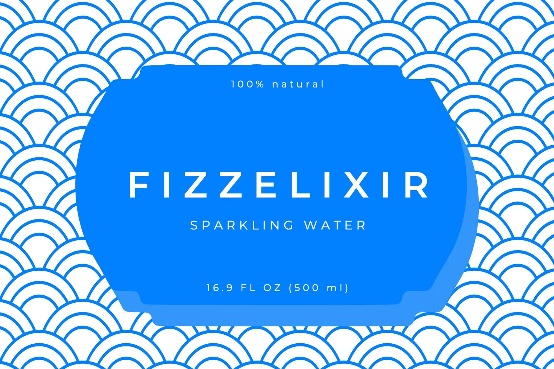 Синяя бутылочная этикетка страница 1